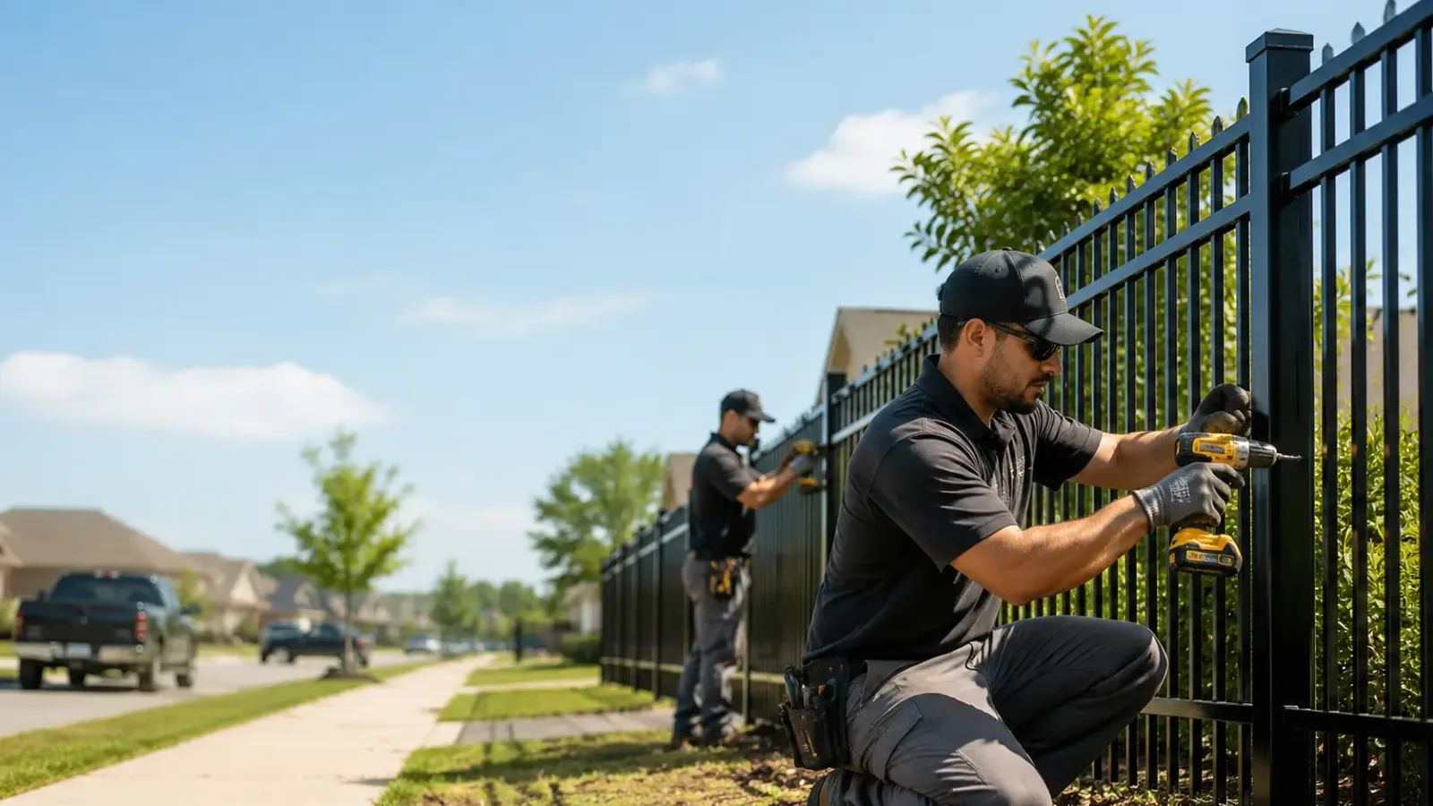 Metal Fence Installation in Nardin, OK